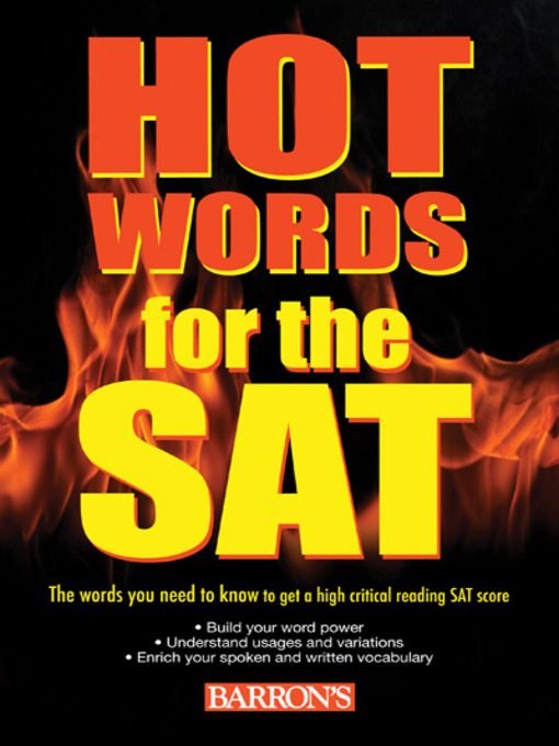 Title details for Hot Words for the SAT by Linda Carnevale - Available